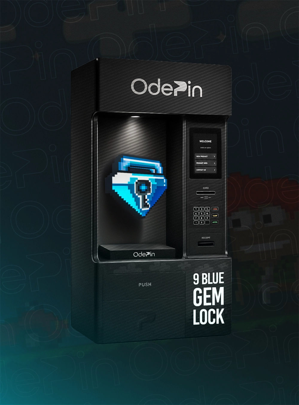 9 Blue Gem Lock